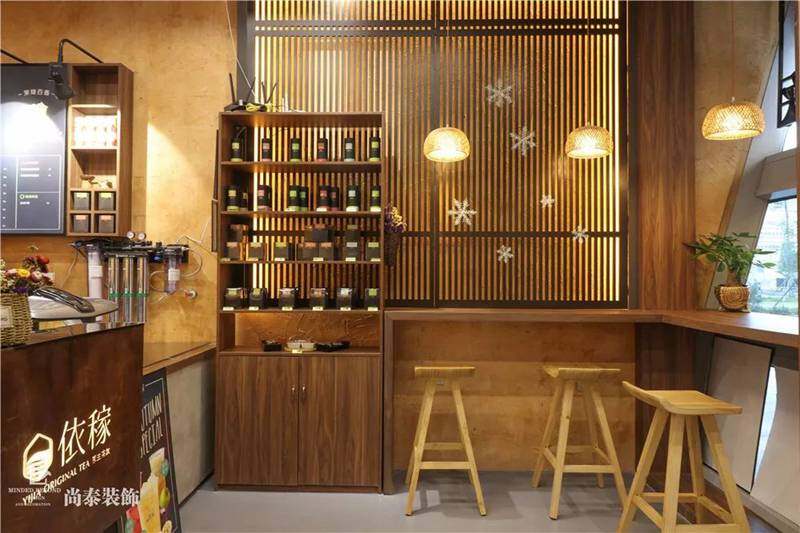 茶饮区装修实景图