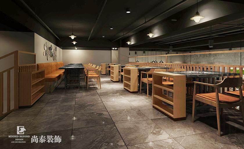 火锅店装修设计效果图