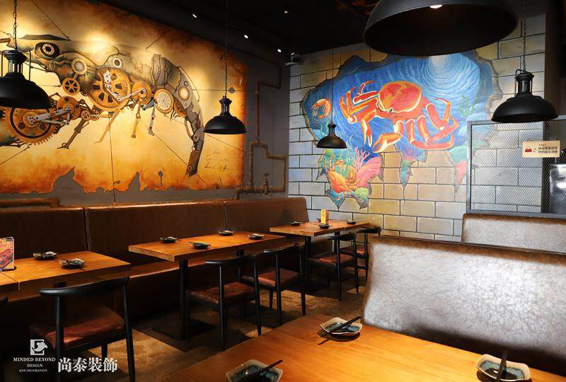 餐厅一角装修实景图