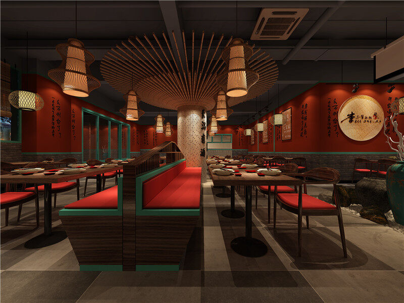 快餐店装修设计效果图