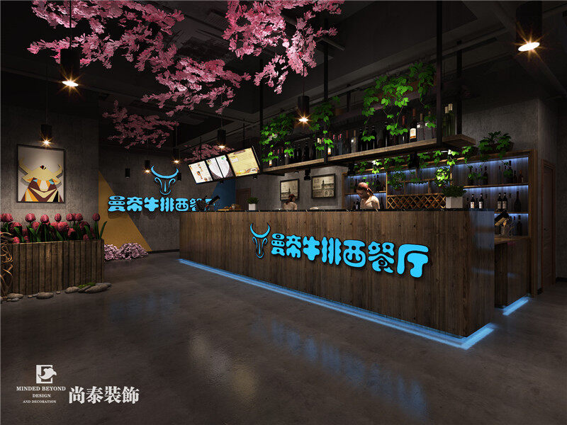 餐厅吧台装修效果图