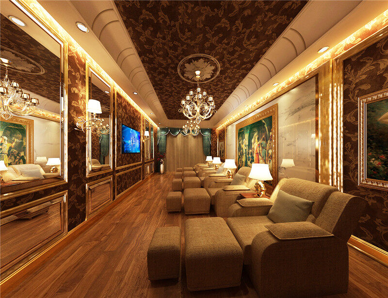 养生会所装修效果图 养生会所装修效果图