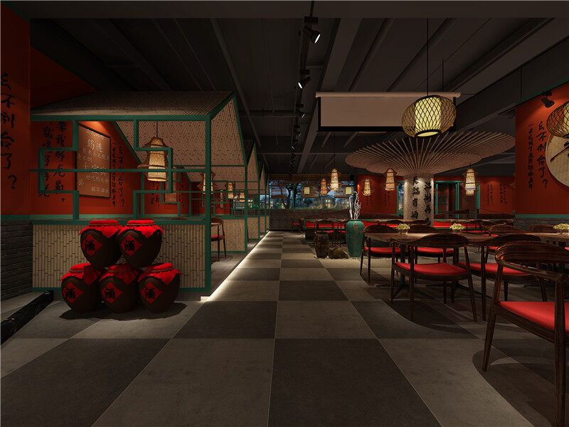 餐馆装修效果图 餐馆装修效果图