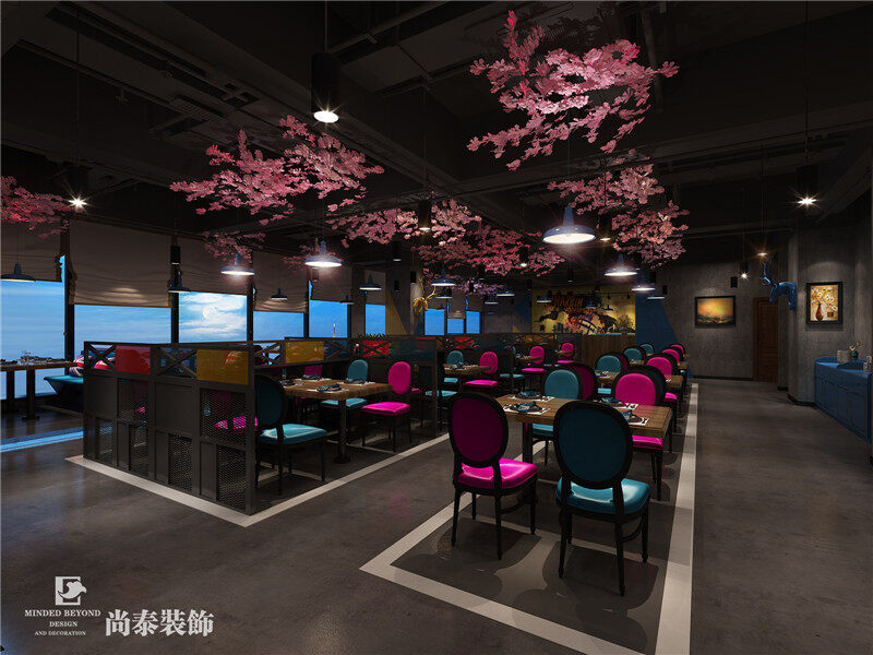 餐饮店装修灯光设计效果图 餐饮店装修灯光设计效果图