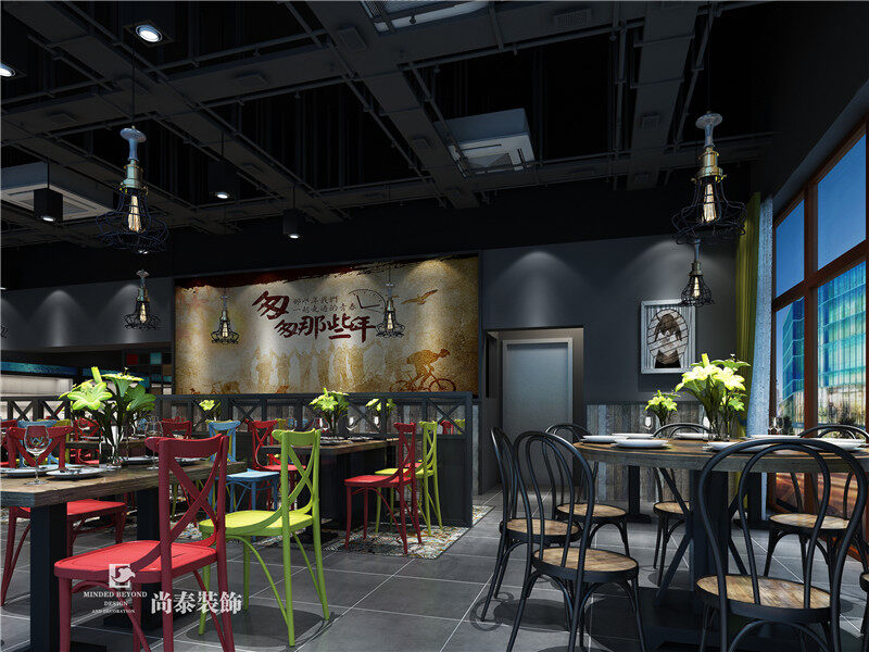 餐饮店面装修效果图片