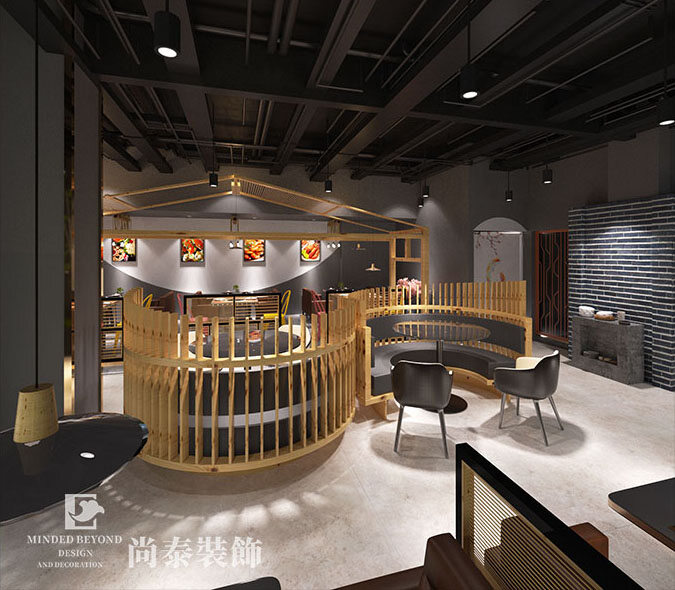 饭店装修效果图 饭店装修效果图