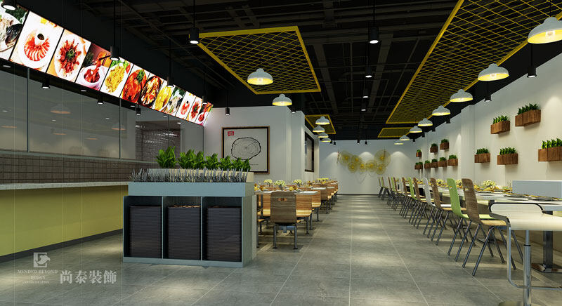 餐饮店面设计效果图 餐饮店面设计效果图