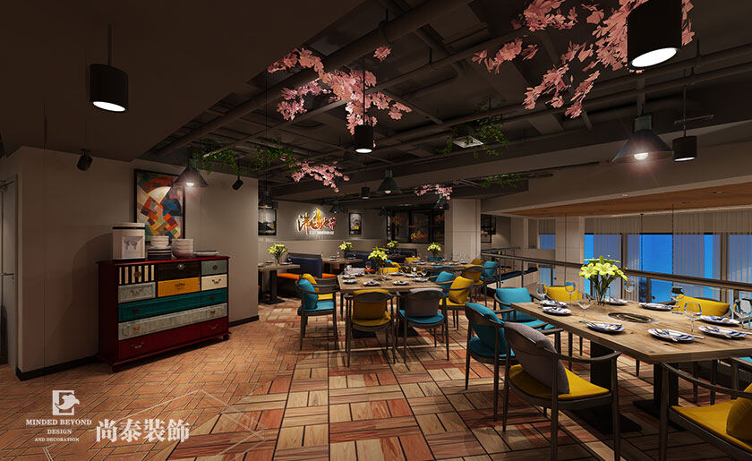 火锅店装修风格效果图 火锅店装修风格效果图