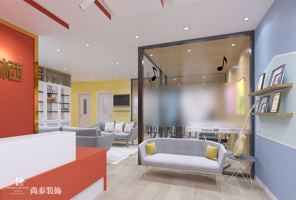 教育机构办公室设计装修效果图 教育机构办公室设计装修效果图