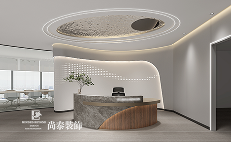 深圳龙岗区网络公司办公室装修效果案例